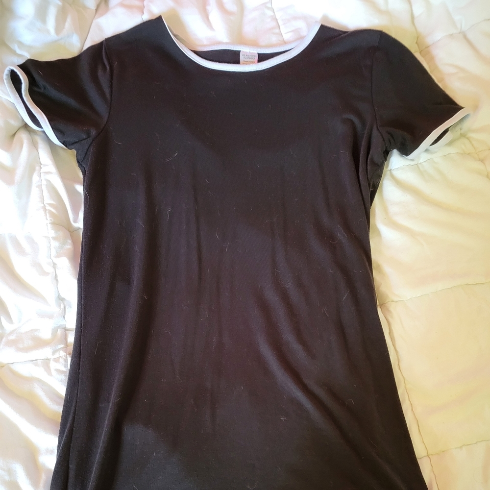 Black and White Shirt Dress